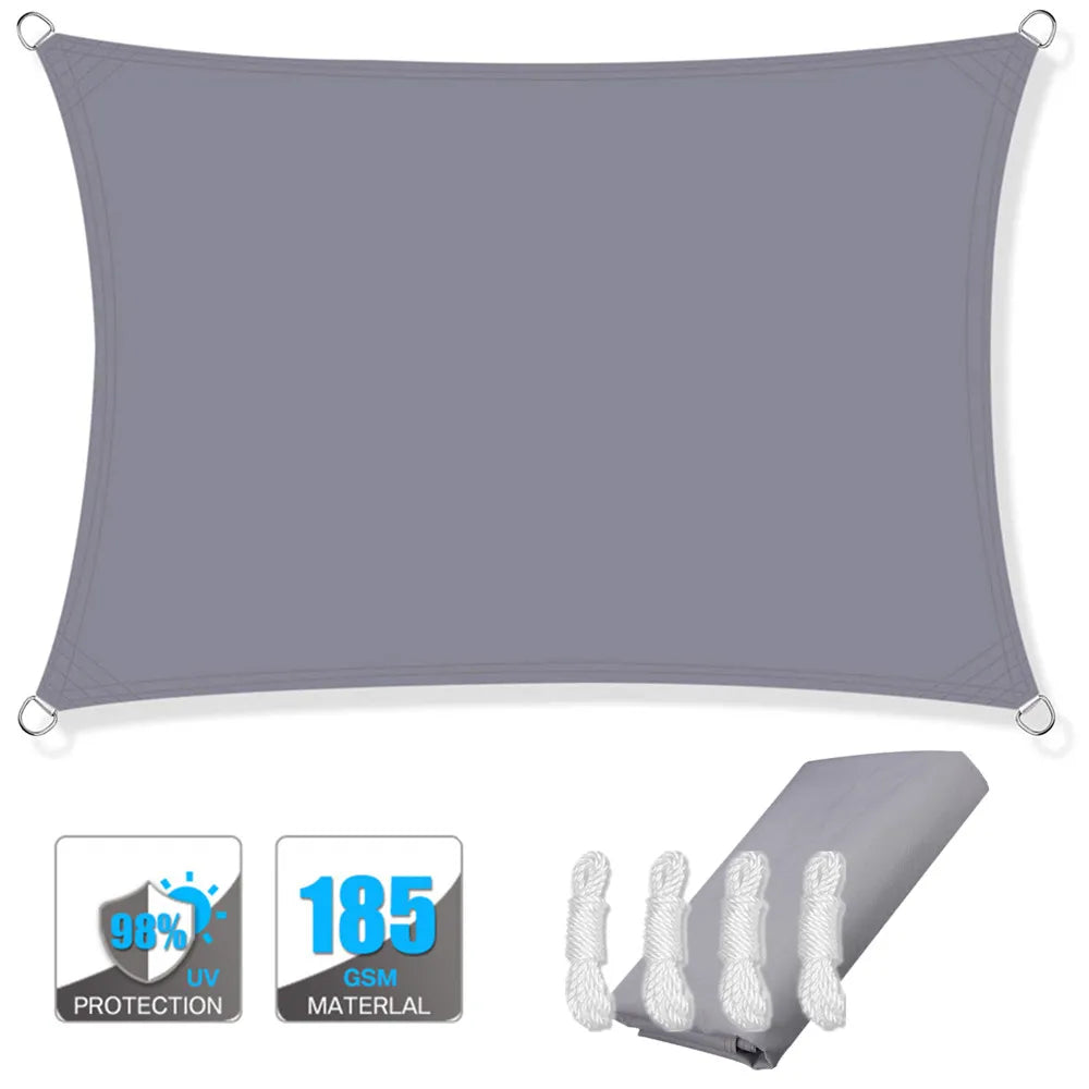 Outdoor Patio Sun Shade Waterproof UV Screen Canopy