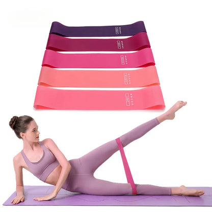 Compact Workout Bands for Women - Home Gym Leg Exercises - Luxicro