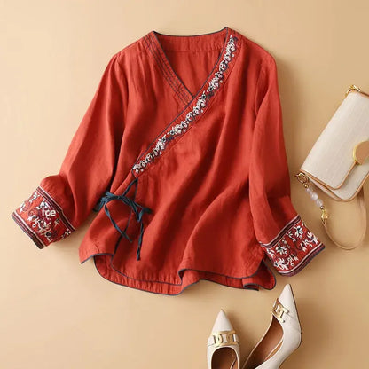 Casual Floral Lightweight Women's Blouse
