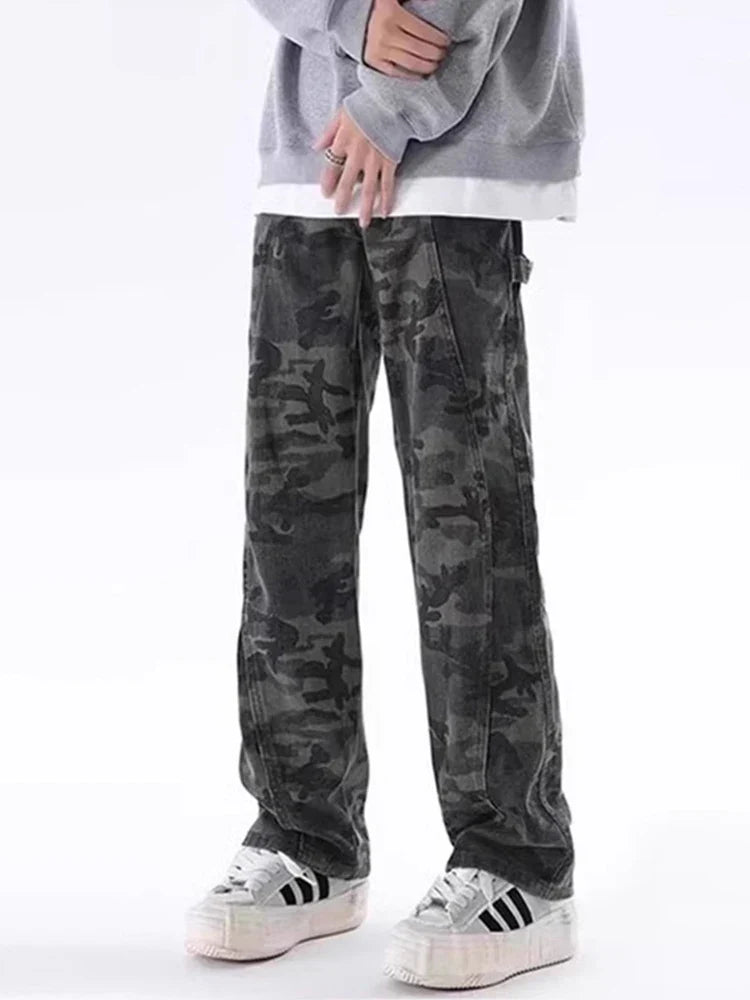 Loose Fit Men's Straight Leg Jeans