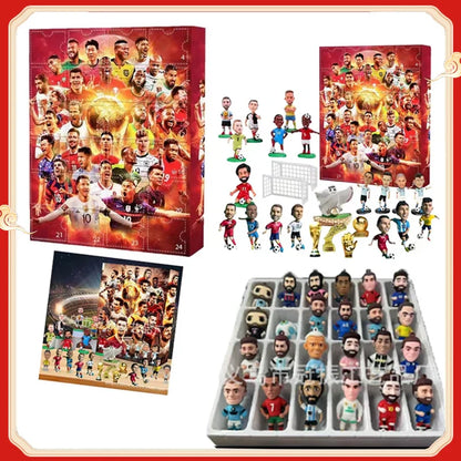 Kids Soccer Christmas Countdown Calendar Set