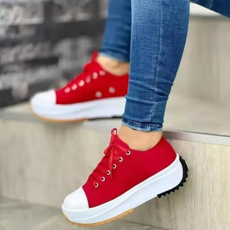 Comfy Women's Lace Up Sport Sneakers