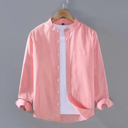 Beachy Cotton Button Down Shirt