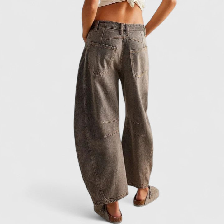 Relaxed Fit Wide Leg Rain Pants
