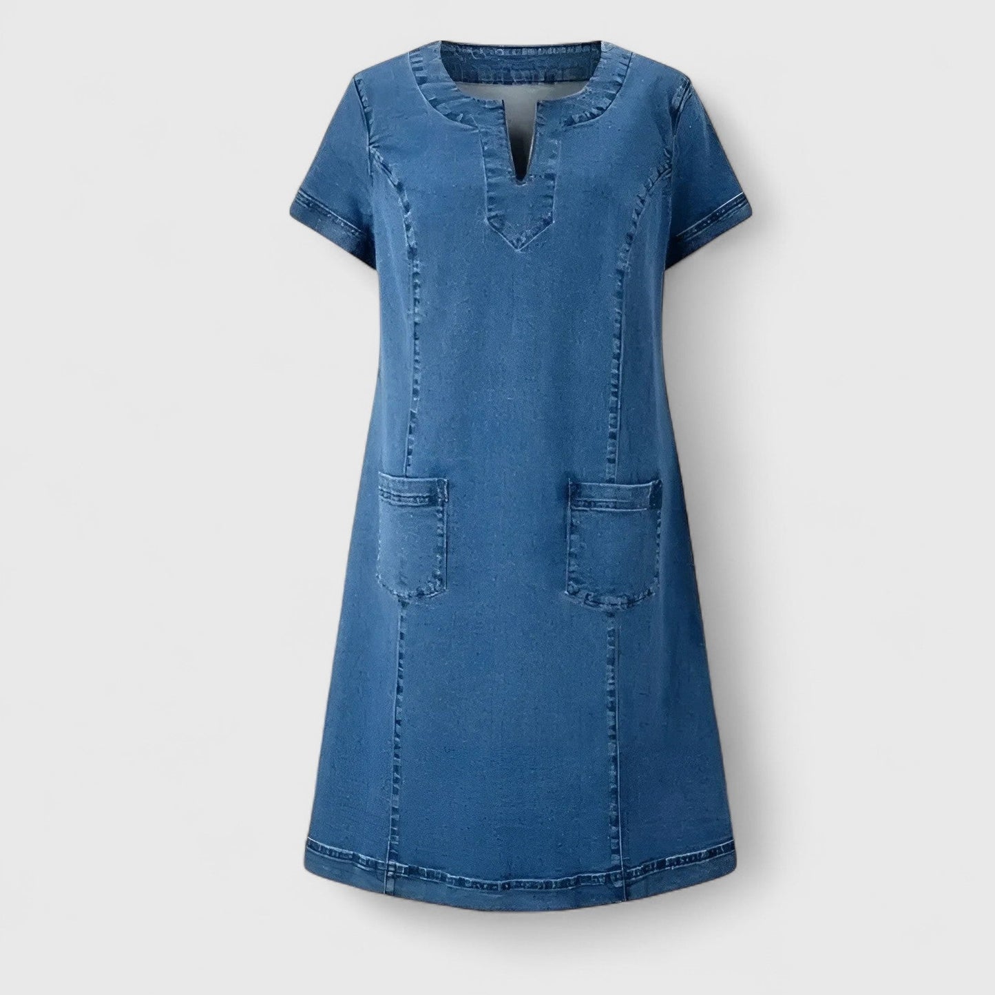 Classic Blue Jeans Dress