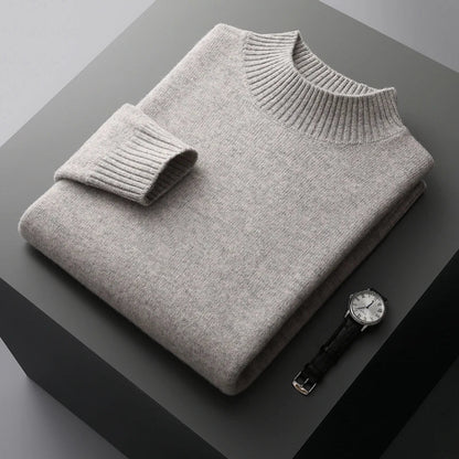 Warm Crew Neck Wool Sweater