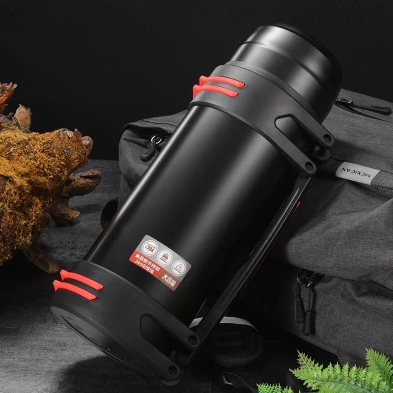 Large Insulated Stainless Steel Water Bottle Travel Mug - Luxicro