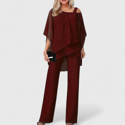 Relaxed Fit 2 Piece Pants Set - Vossary