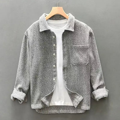 Classic Textured Button Down Shirt
