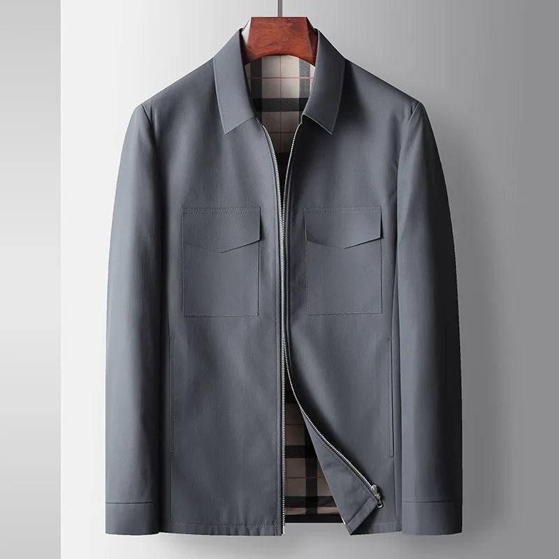 Classic Fit Button Down Shirt Jacket