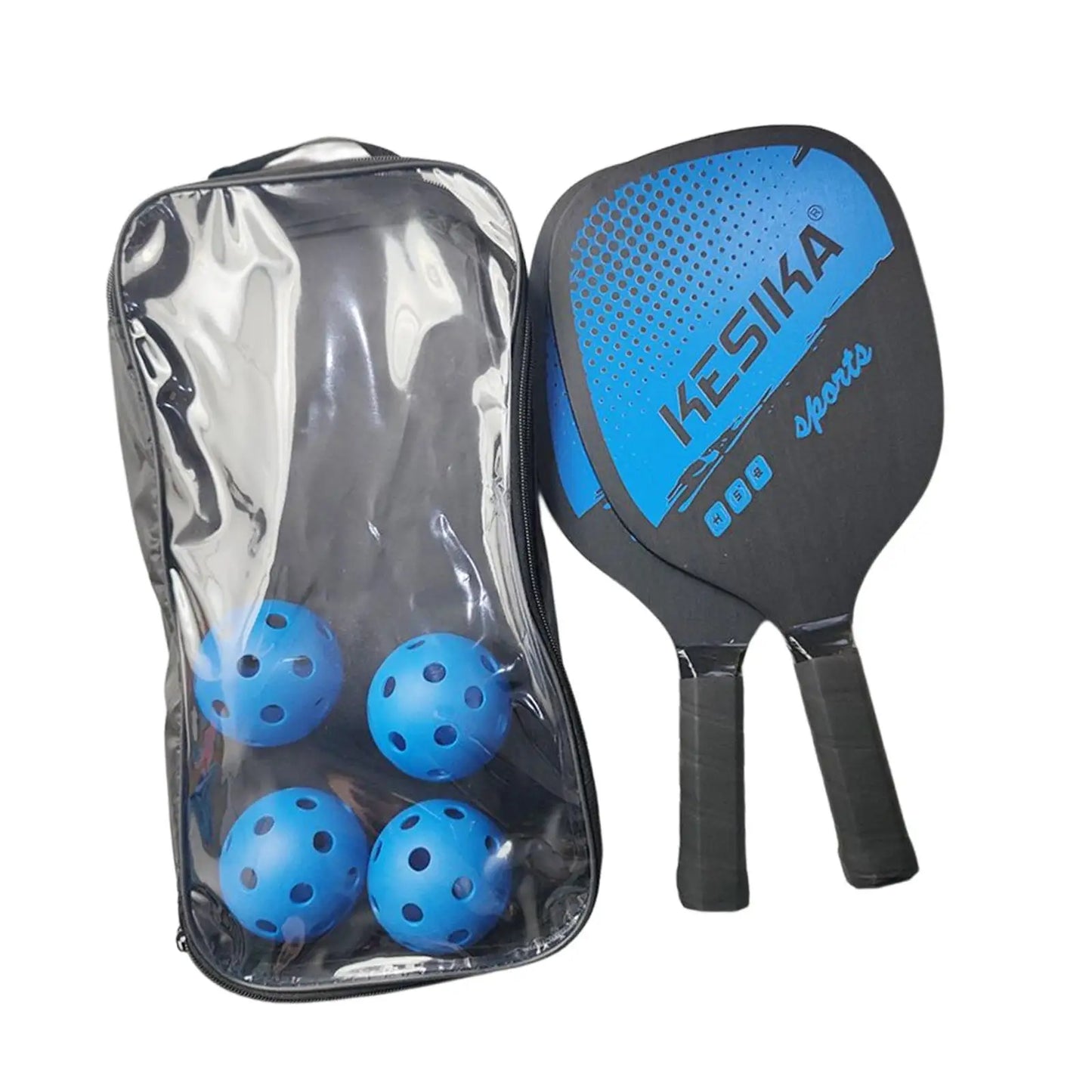 Durable Pickleball Starter Kit with Rackets and Balls