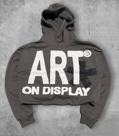 Large Casual Zip Up Hooded Sweatshirt