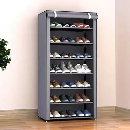 Compact Stackable Shoe Storage Rack Organizer