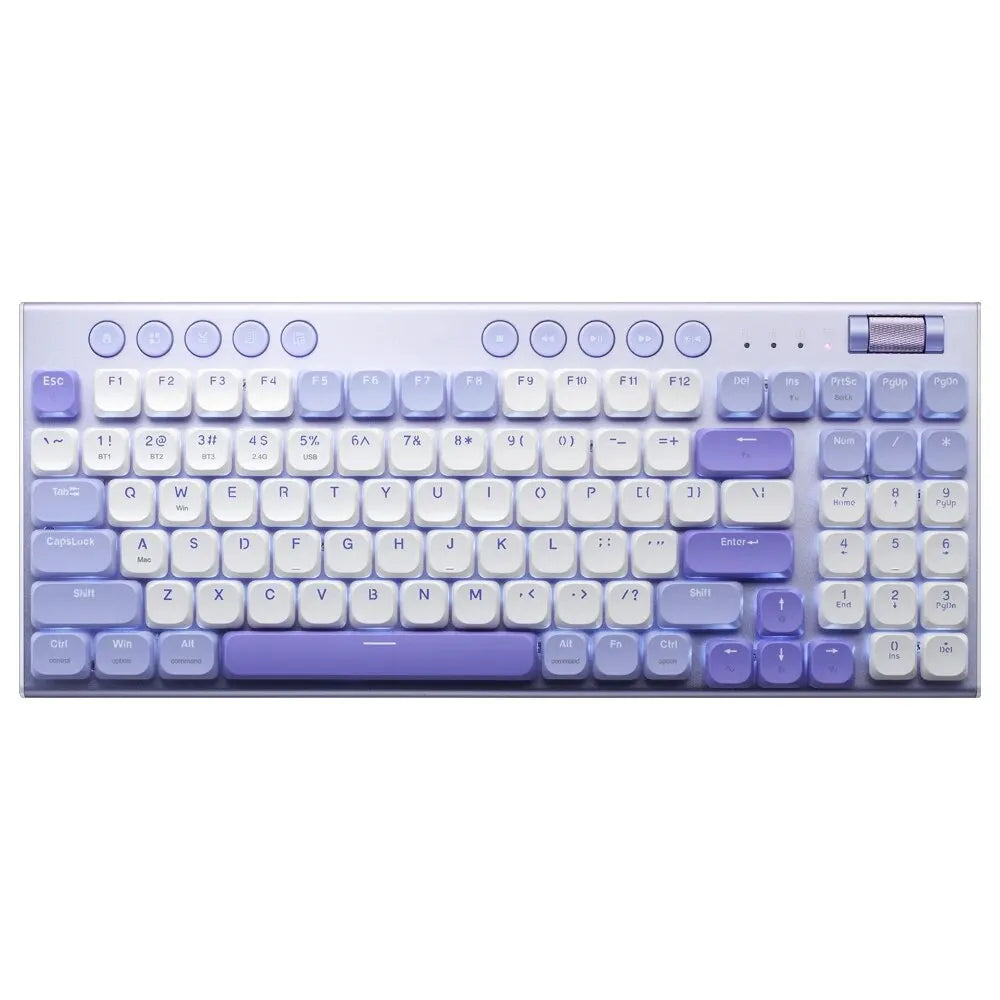 Slim Compact Mechanical Gaming Keyboard 98 Keys PBT