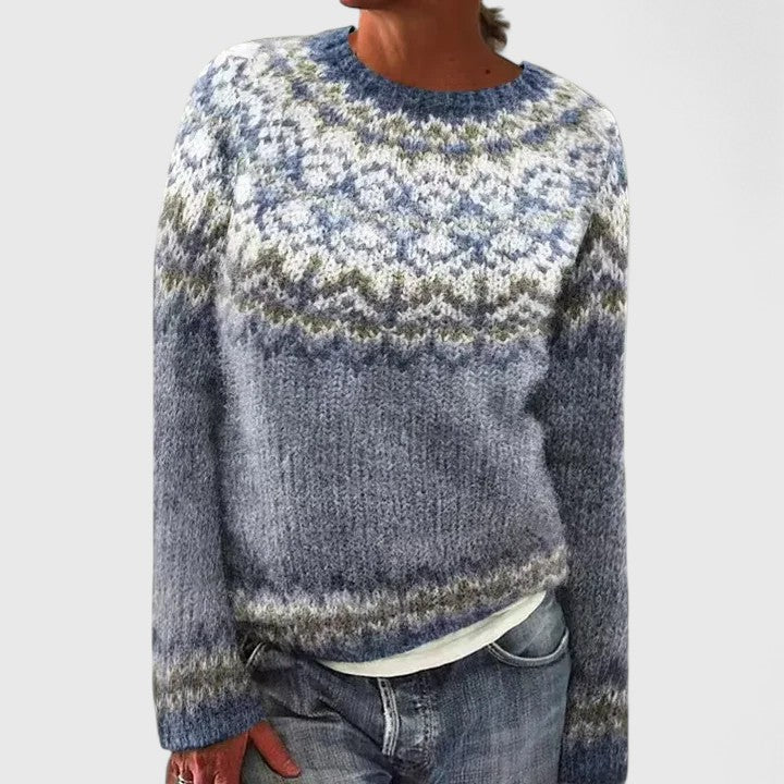 Elegant Women's Crew Neck Sweater
