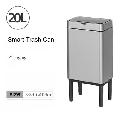 Automatic Touchless Stainless Steel Trash Can 20L