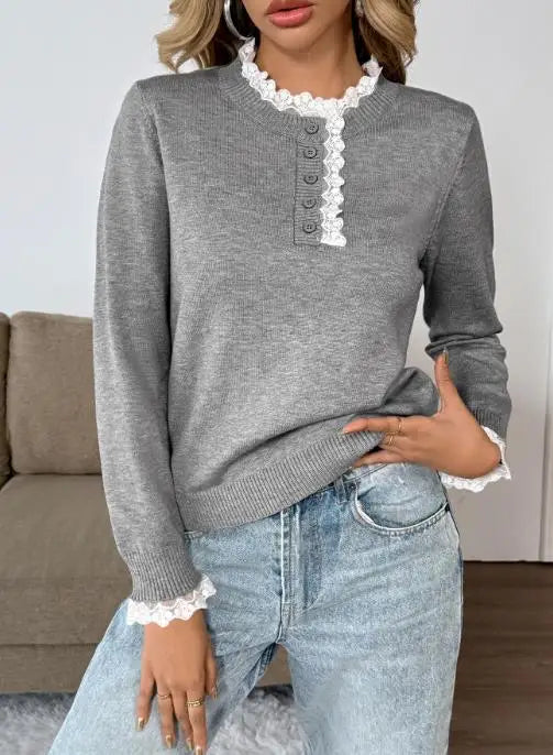 Classic Vintage Knit Sweater - Vossary
