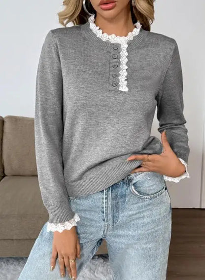 Classic Vintage Knit Sweater - Vossary
