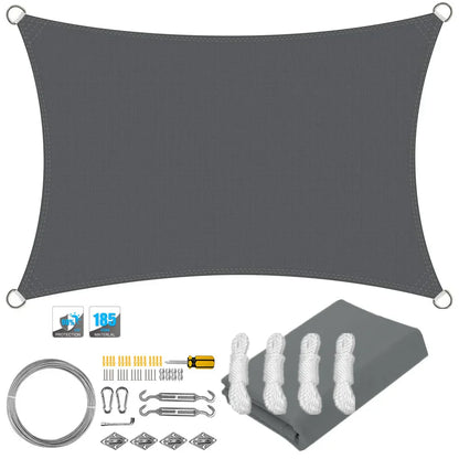 Outdoor Patio Sun Shade Waterproof UV Screen Canopy