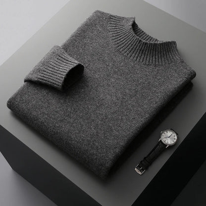 Warm Crew Neck Wool Sweater