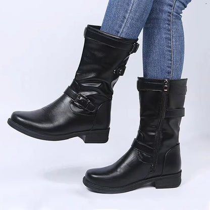 Comfortable Arch Support Ankle Boots - Vossary