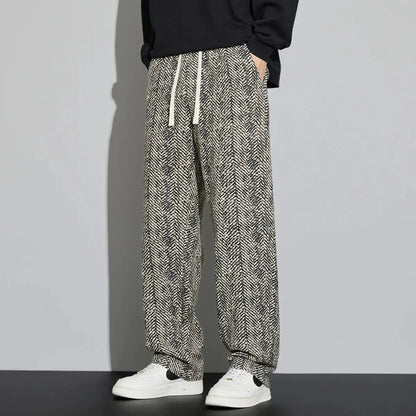 Casual Linen Loose Fit Drawstring Pants