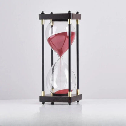 Simple Wooden Hour Glass Sand Timer