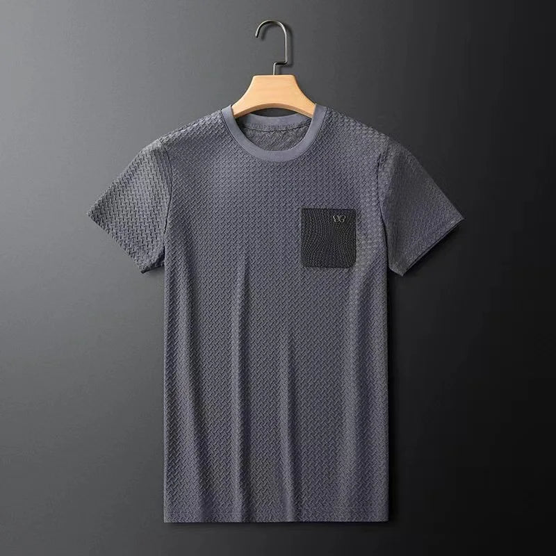 Textured Waffle Pattern Shirt