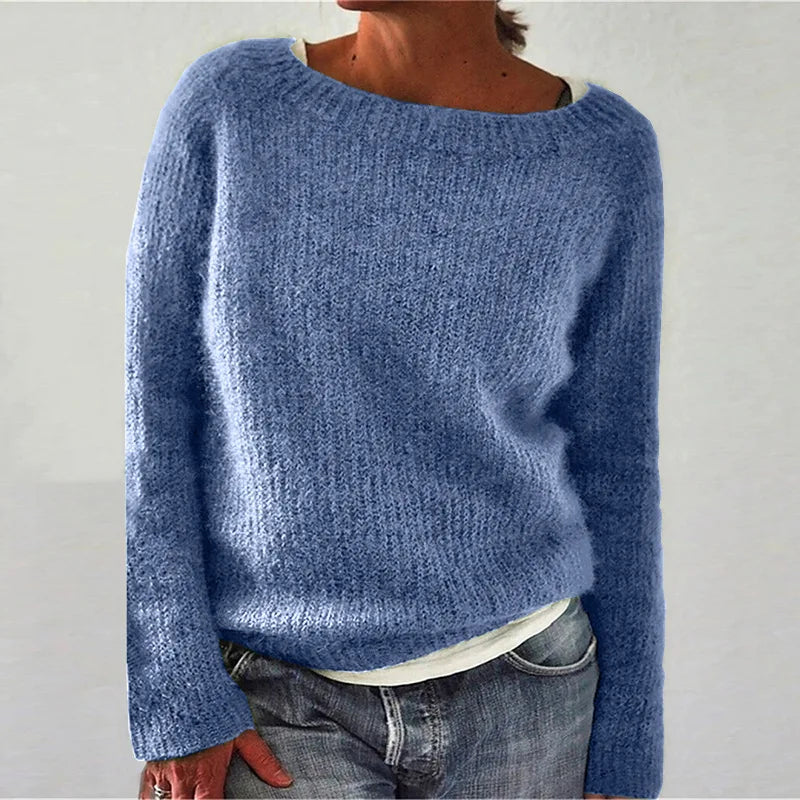 Cozy Oversized Cable Knit Women's Sweater