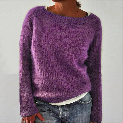 Cozy Oversized Cable Knit Women's Sweater