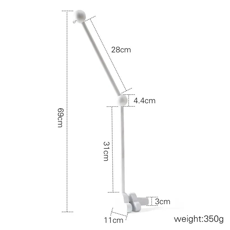 Baby Crib Mobile Toy Arm Soft Newborn Entertainment