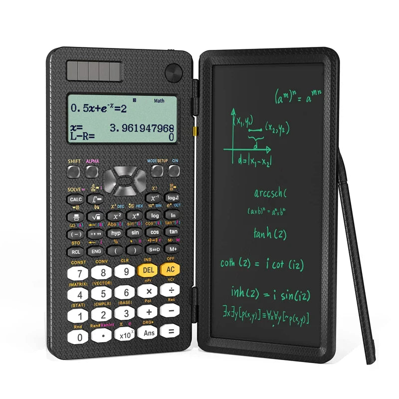 Advanced Math Calculator with Large LCD Display - Luxicro