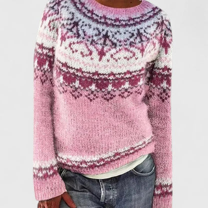 Elegant Women's Crew Neck Sweater
