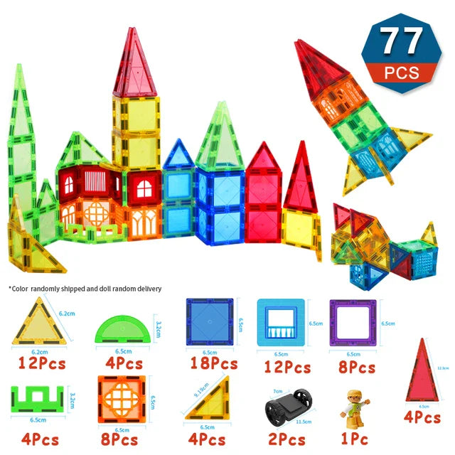 Fun Magnetic Toy Blocks Set for Kids