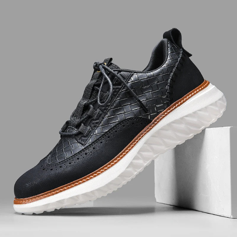 Premium Synthetic Leather Sneakers