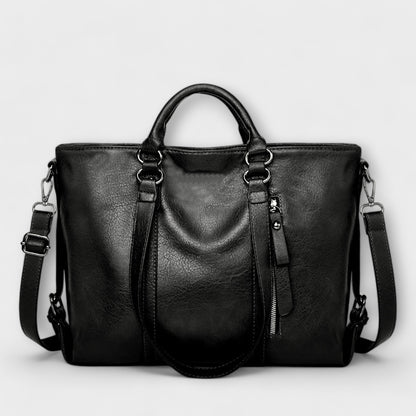 Big Genuine Leather Tote Bag