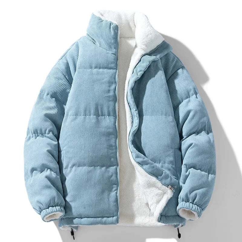 Warm Quilted Puffer Coat | Insulated Hip Length Jacket