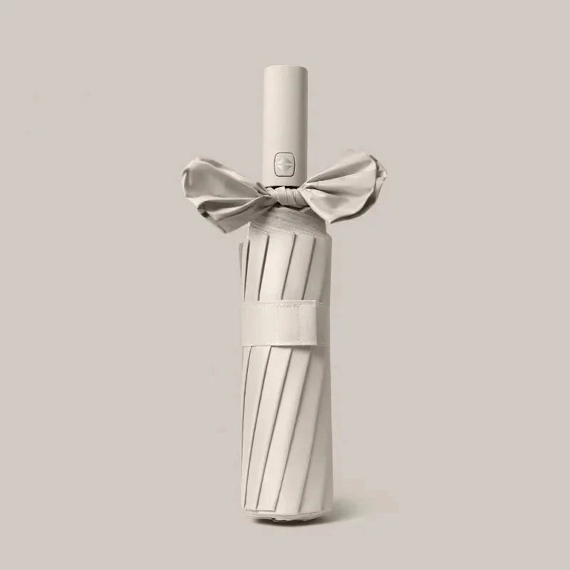 Compact Windproof 24-Rib Umbrella for Rainy Days