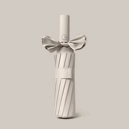 Compact Windproof 24-Rib Umbrella for Rainy Days