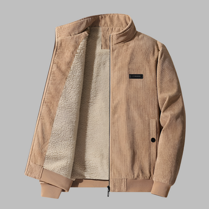 Rugged Textured Cold Weather Coat