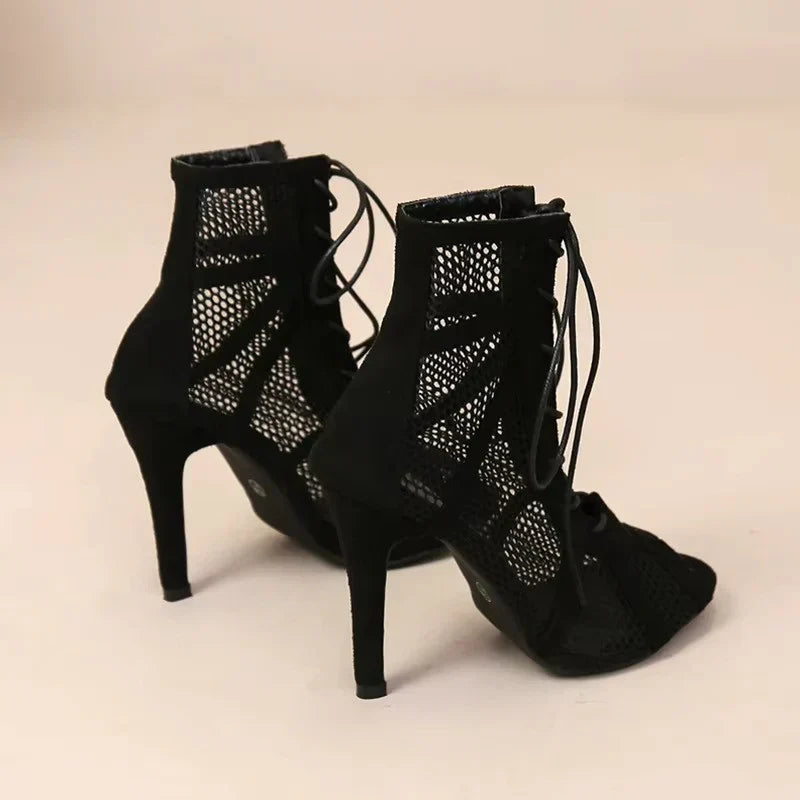 Chic High Heels with Ankle Buckle - Vossary