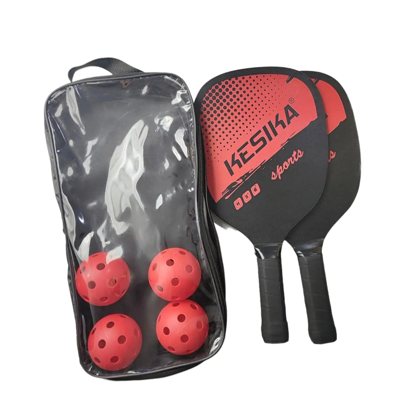 Durable Pickleball Starter Kit with Rackets and Balls