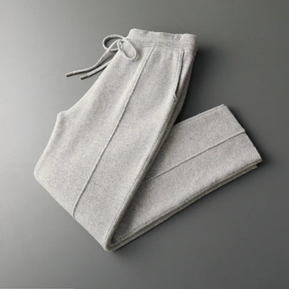 Comfortable Casual Drawstring Waist Trousers
