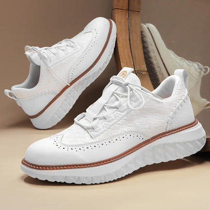 Premium Synthetic Leather Sneakers
