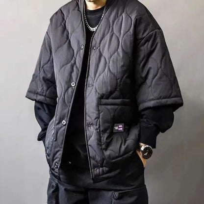 Padded Quilted Winter Jacket - Vossary