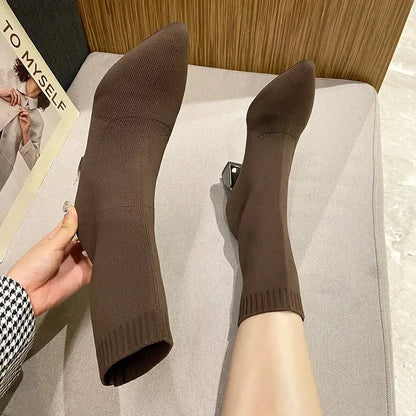 Luxury Comfortable Leather Ankle Boots