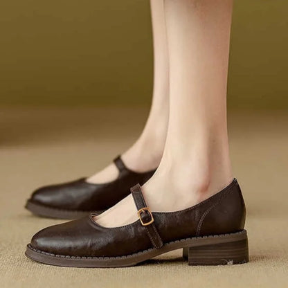 Comfortable Mary Jane Shoes Made with Durable Leather