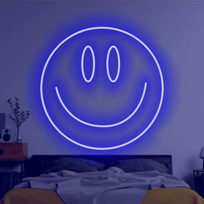 Colorful LED Smiley Face Wall Light USB Powered