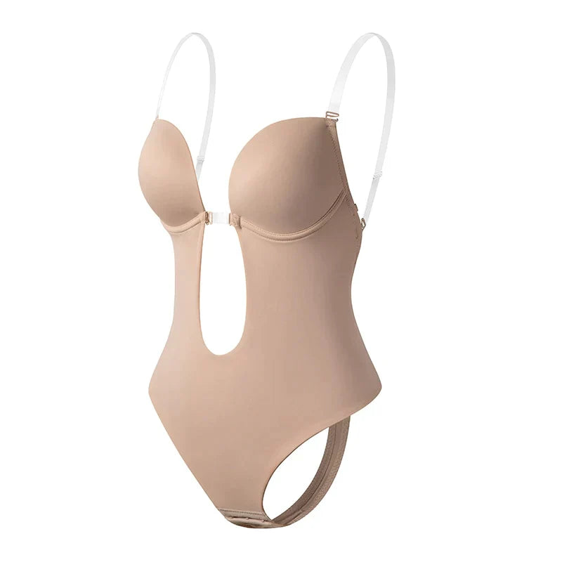 Women's Shapewear Bodysuit with Underwire Support - EasyApparels