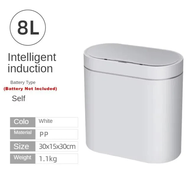 Automatic Motion Sensor Compact 8L Kitchen Trash Can